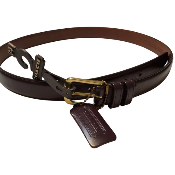 Coach belt buckle & hang tag Coach | Accessories | Rare Vintage Coacj Red Leather Medium  main image 2